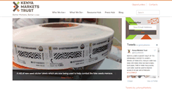 Desktop Screenshot of kenyamarkets.org